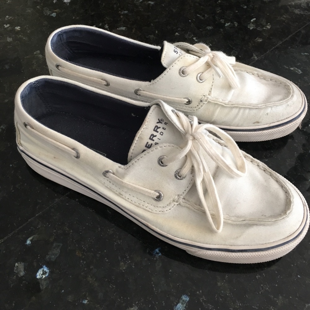 Sperry top-sider canvas boat shoes